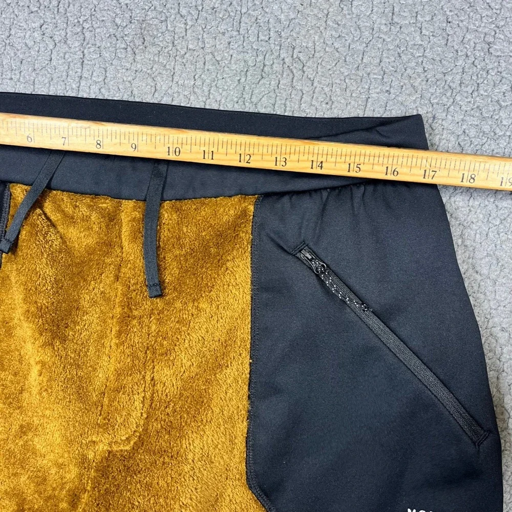 Mountain Hardwear Polartec High Loft Fleece Pants Mens Size Large Brown Black